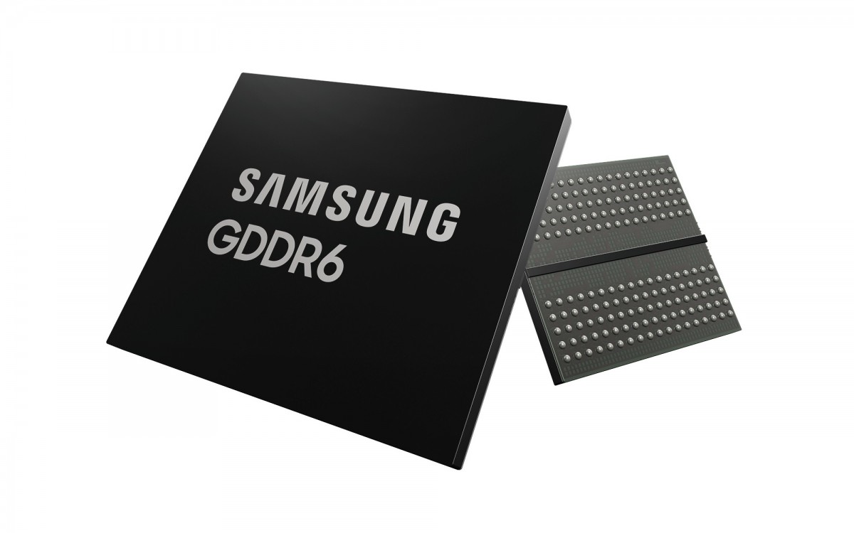 سامسونج تُقدم نوع التخزين GDDR6 DRAM بسرعة 24 جيجابت لكروت الشاشة