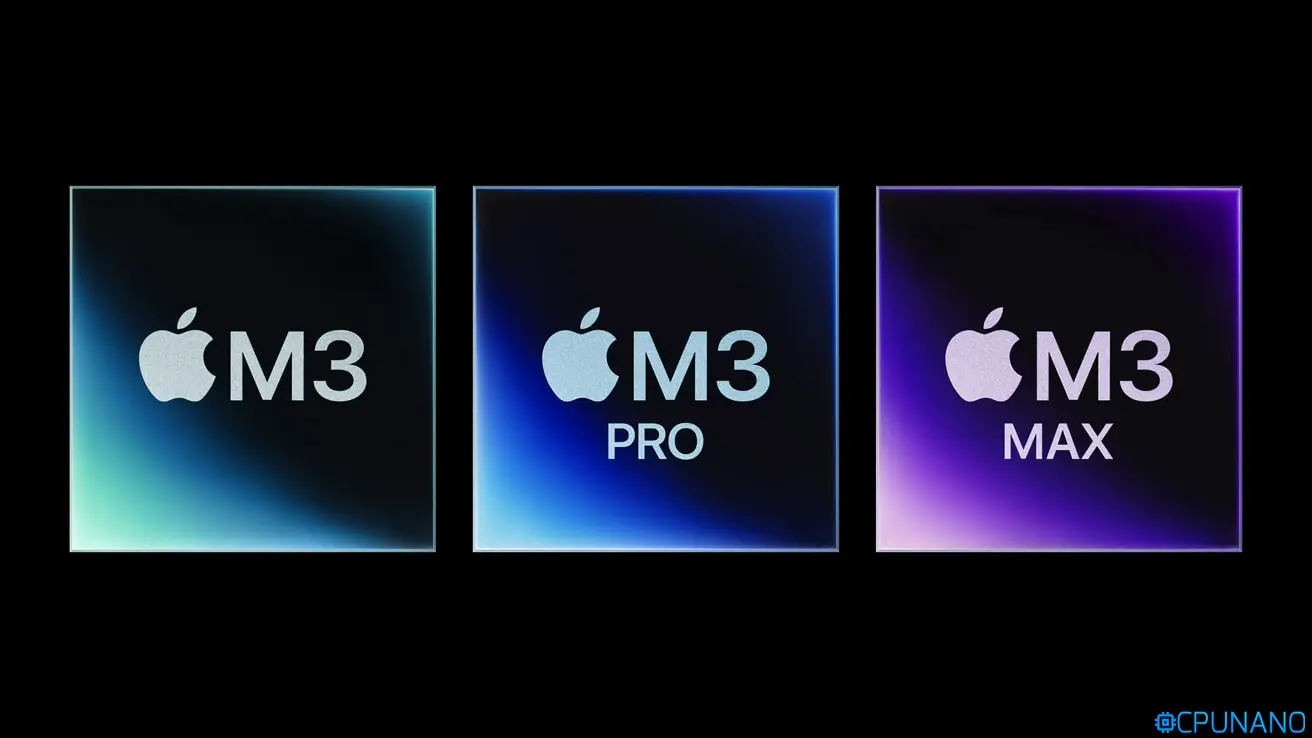 آبل تكشف رسميًا عن معالجات Apple M3 الجديدة بتكنولوجيا 3 نانومتر 
